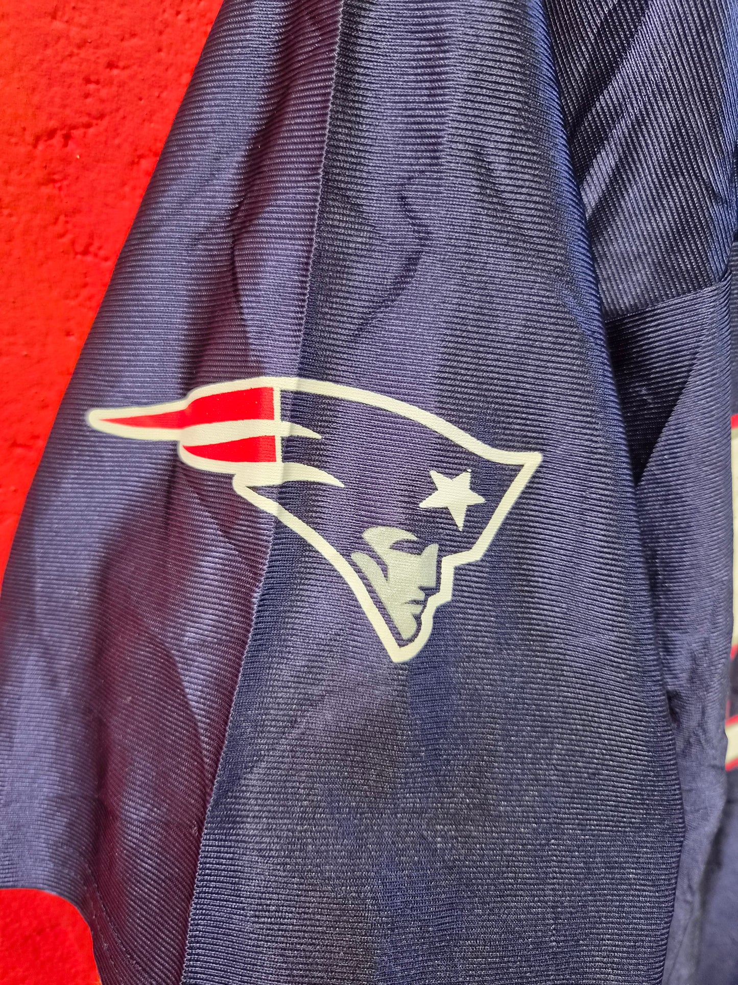 NFL New England Patriots Jersey, #54 Bruschi, Navy, Size Medium