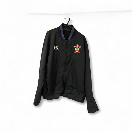 Under Armour Southampton FC Full Zip Jacket, Black, Size Large