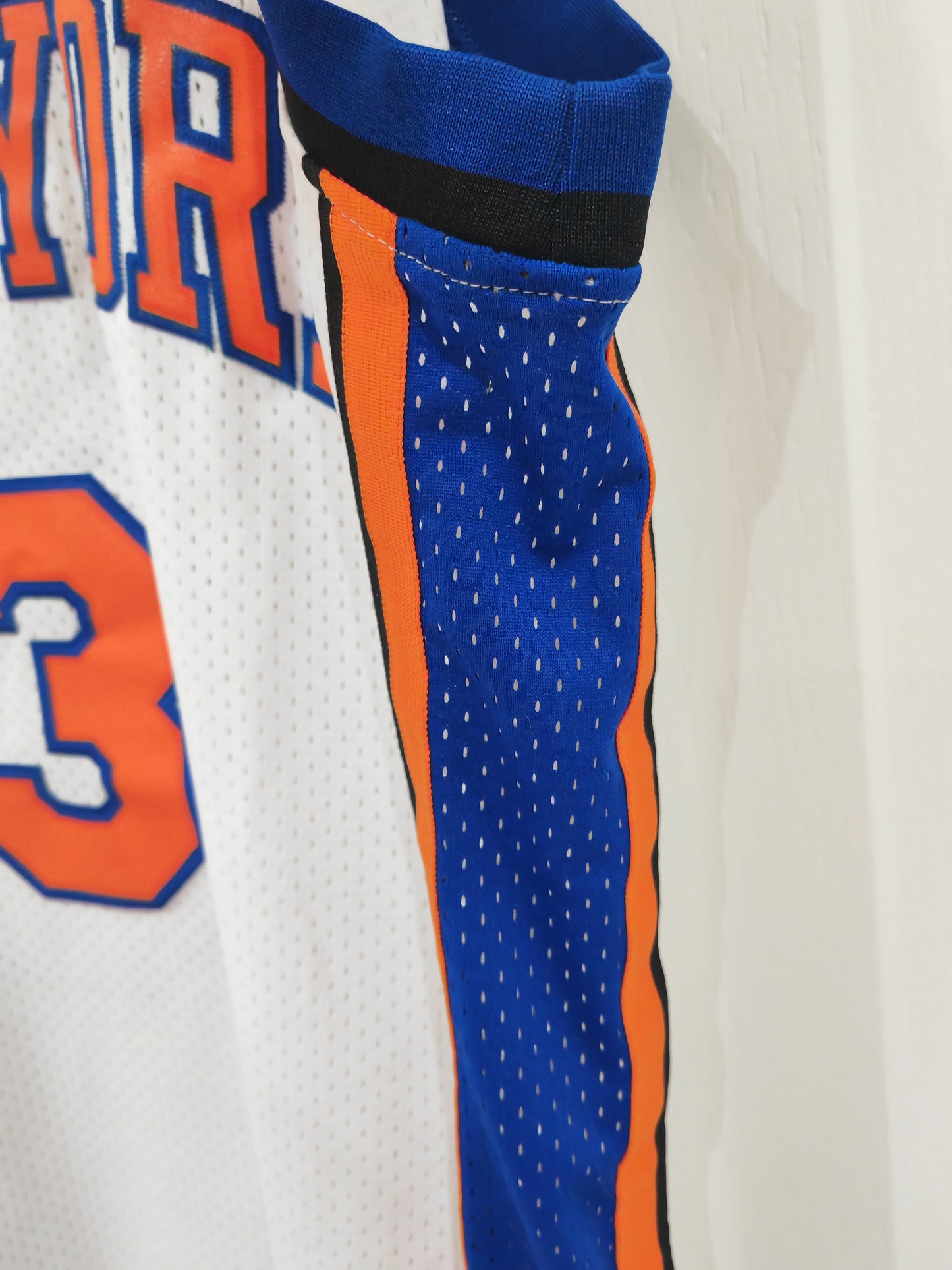 Reebok New York Knicks NBA Jersey, #3 Marbury, White, Size Large +2 Length