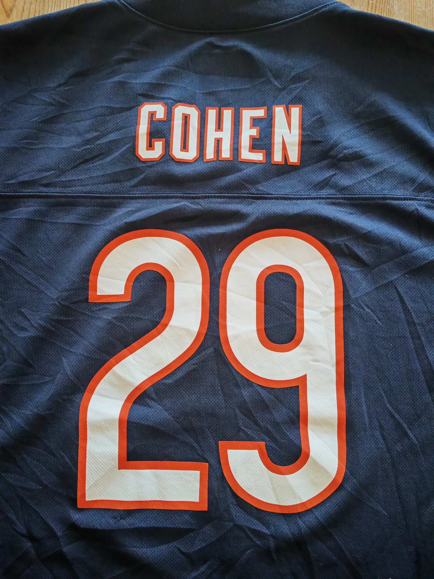 Youth NFL Chicago Bears Jersey, #29 Cohen, Navy Blue, Size YXL
