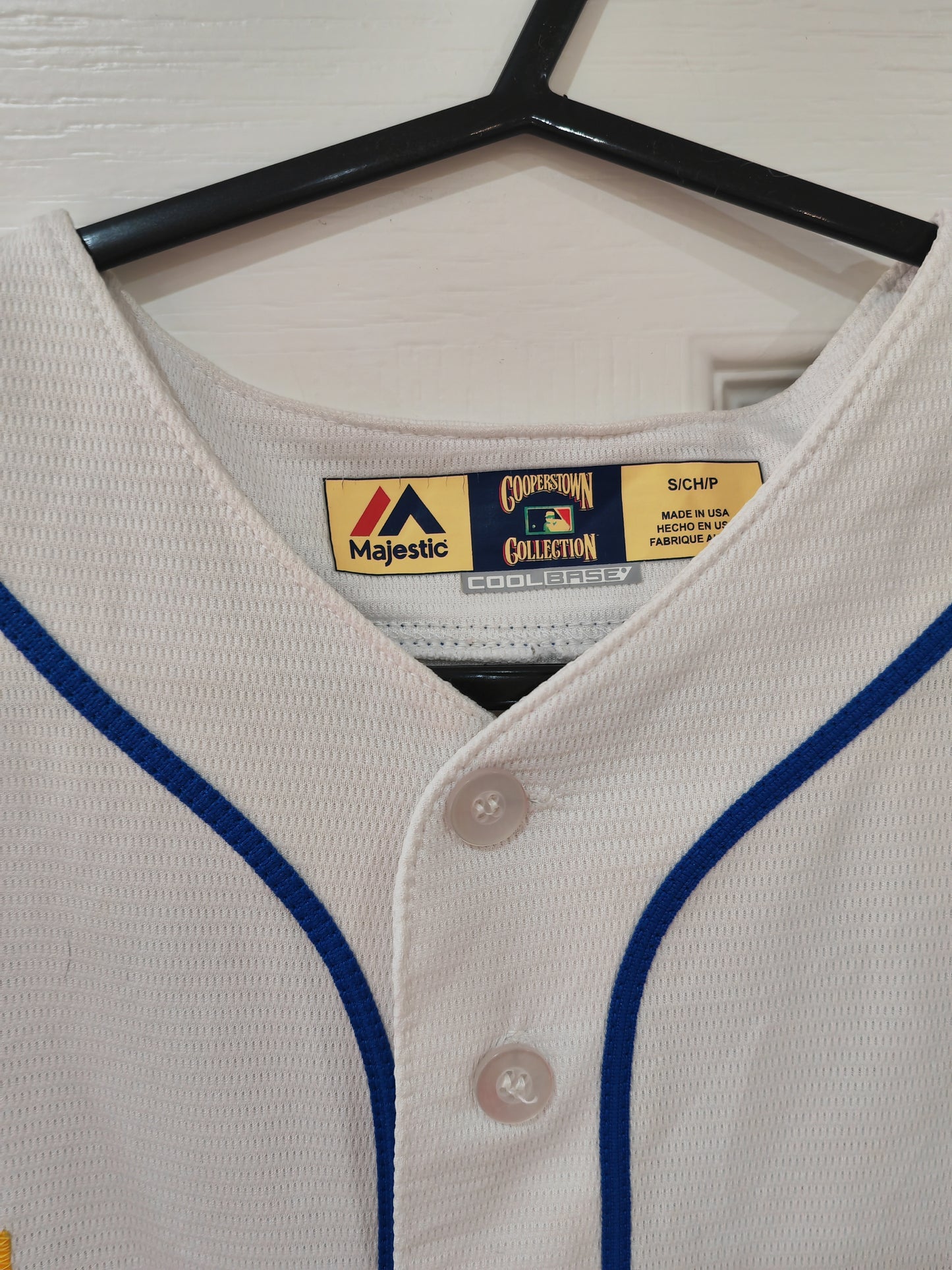 Majestic Seattle Mariners MLB Jersey, #24 Griffey, White, Size Small