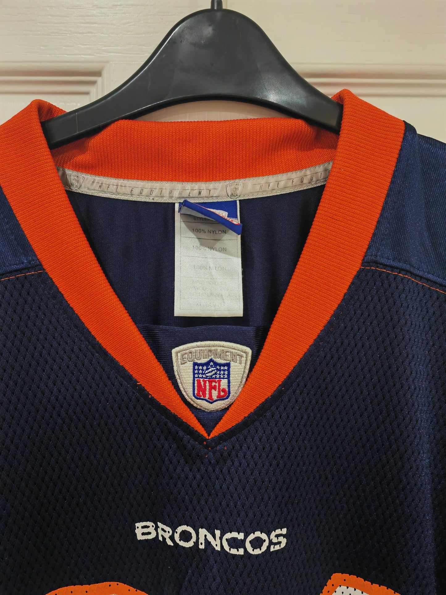 Reebok Denver Broncos NFL Jersey, #26 Portis, Navy Blue, Size XL