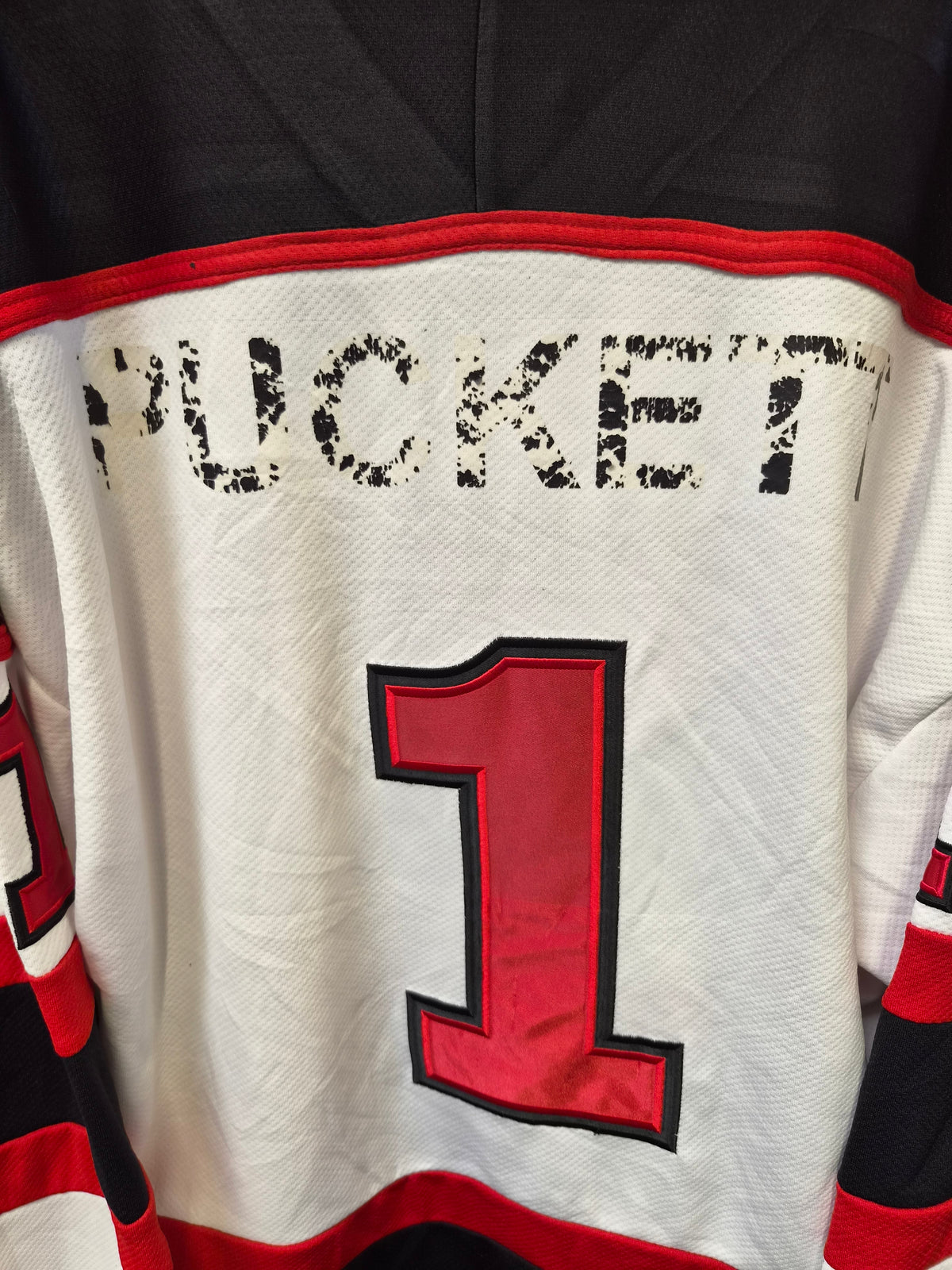 K1 Sportswear VS 2007 Stanley Cup Finals Ice Hockey Jersey, #1 Puckett, Size Large