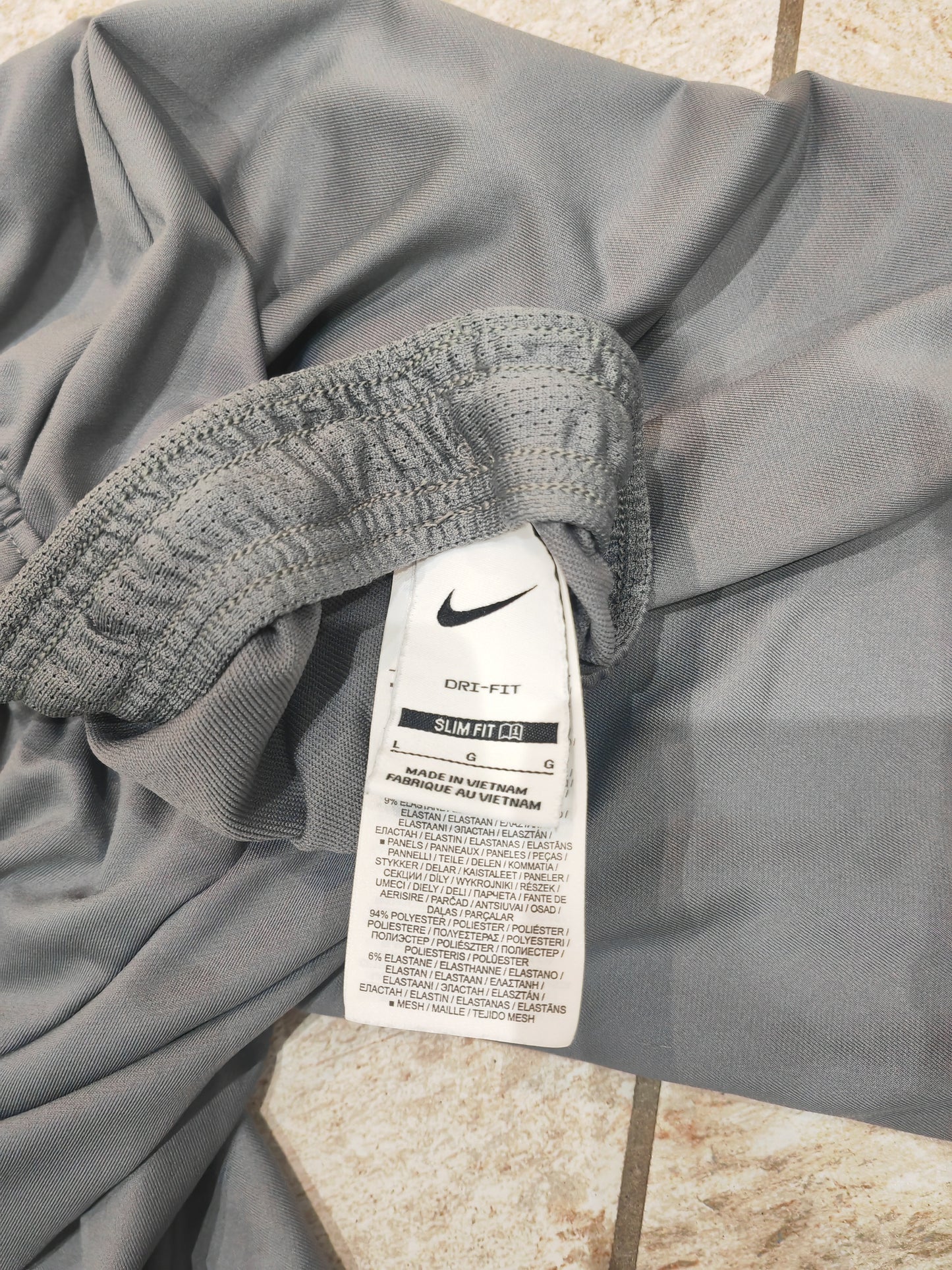 Nike Liverpool FC Slim Fit Track Bottoms, Grey, Size Large