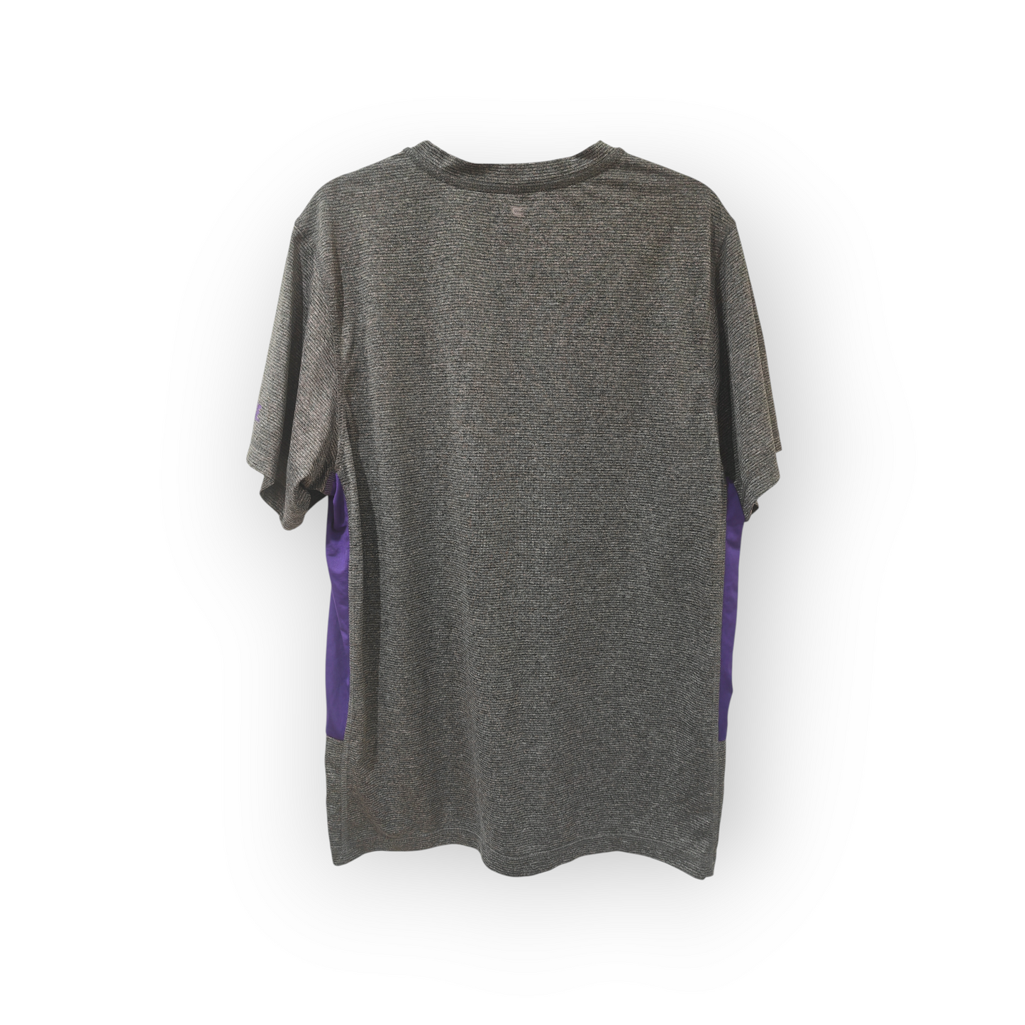 Colosseum Kansas State Wildcats NCAA Short Sleeve Training Top, Grey, Size Large