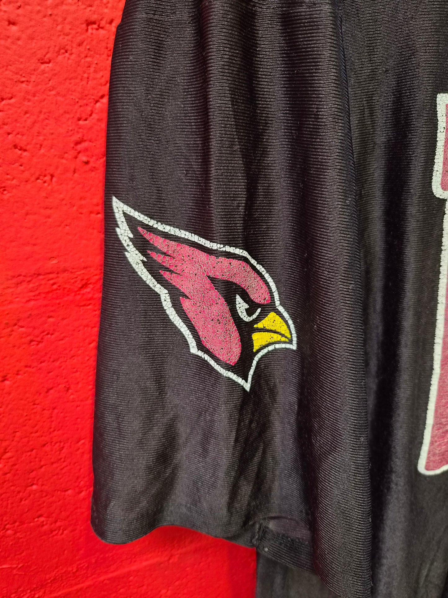 NFL Apparel Arizona Cardinals Jersey, #11 Fitzgerald, Black, Size XXL