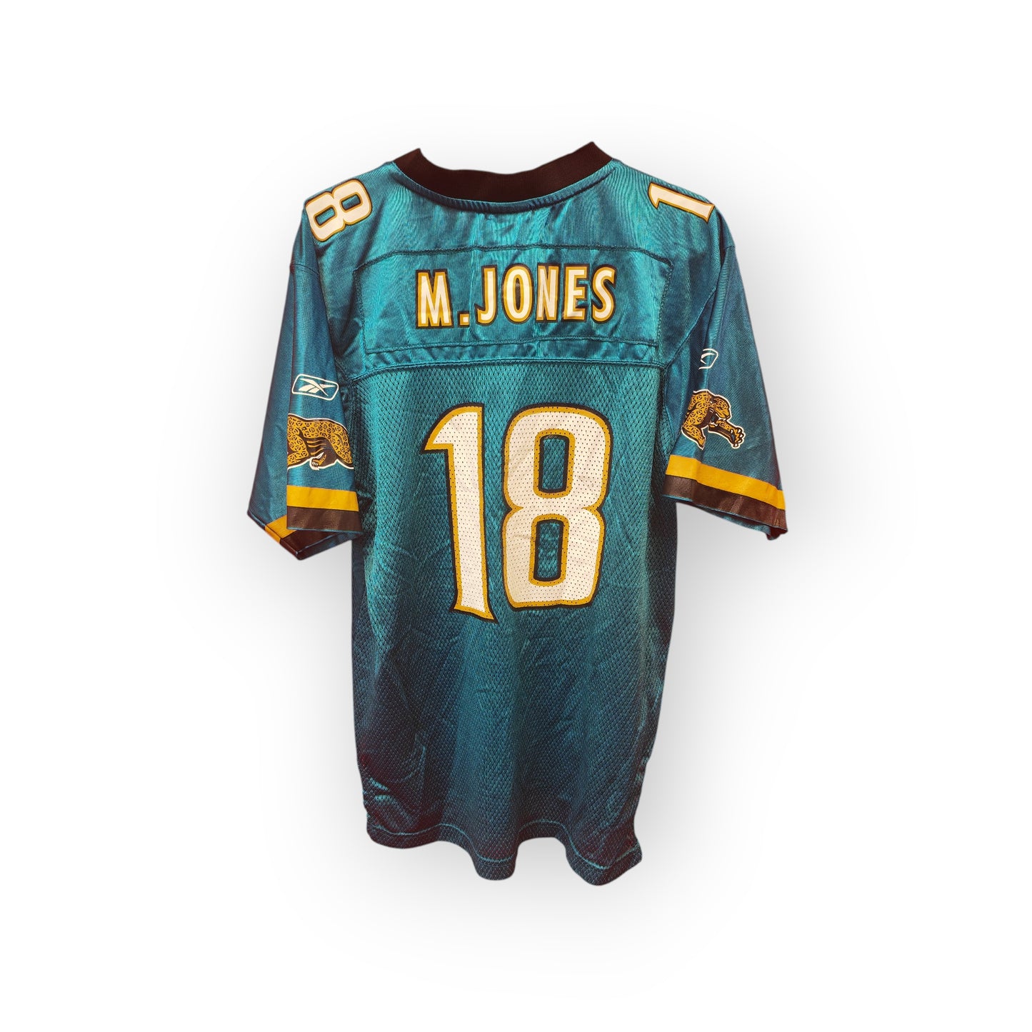 Youth Reebok Jacksonville Jaguars NFL Jersey, #18 M.Jones, Size YL