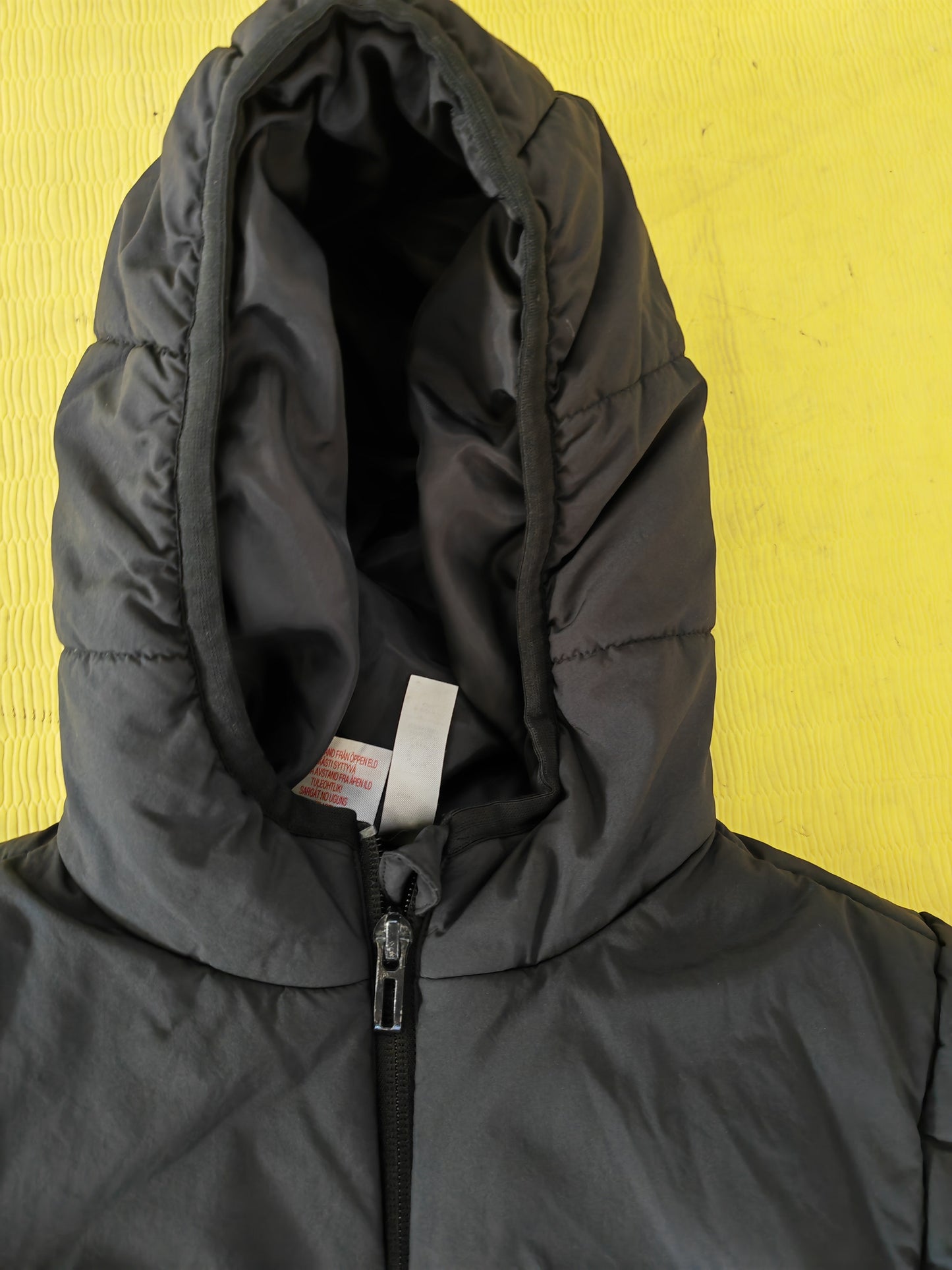 Youth Adidas Manchester United Thick Full Zip Hooded Coat, Black, Size 8-9 Years