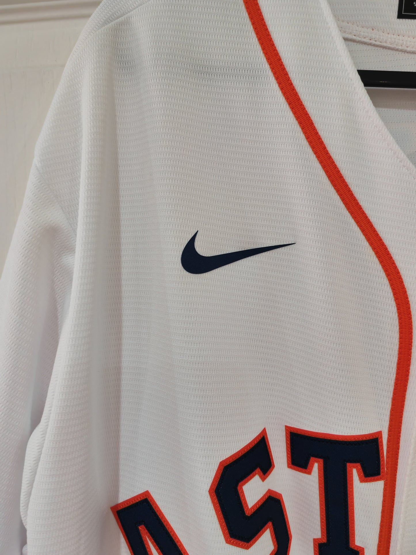 Nike Houston Astros MLB Jersey, #27 Altuve, White, Size XL