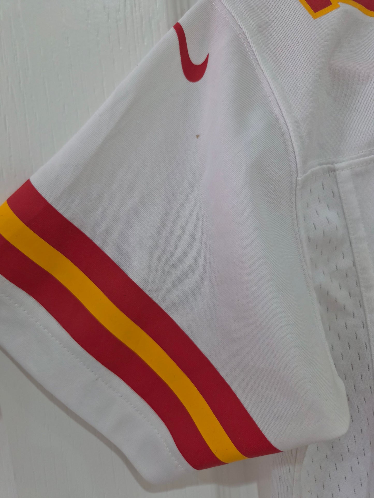 Youth Nike Kansas City Chiefs NFL Jersey, #87 Kelce, White, Size YM