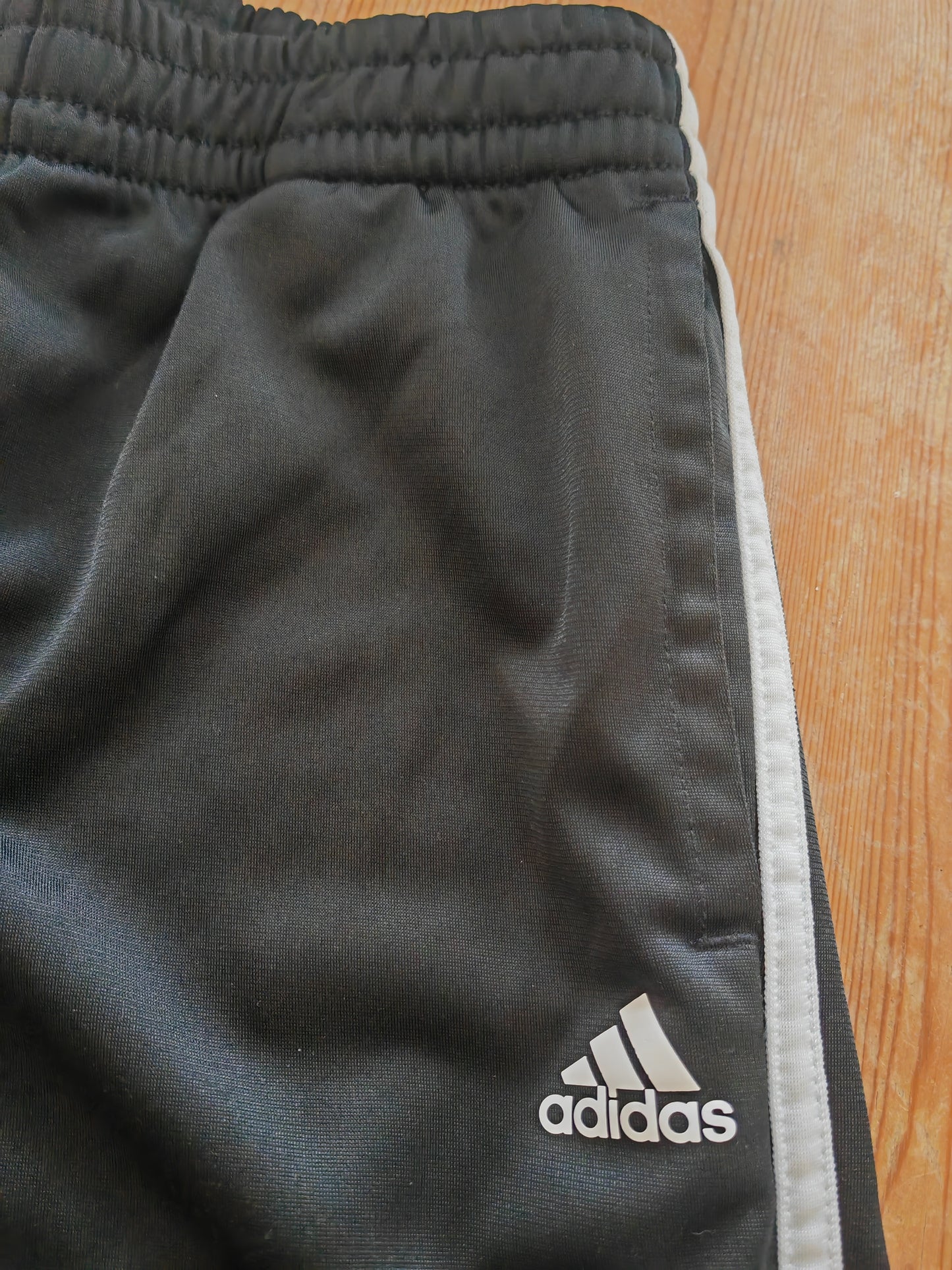 Youth Adidas Tracksuit Bottoms, Black, Size 11-12 Years